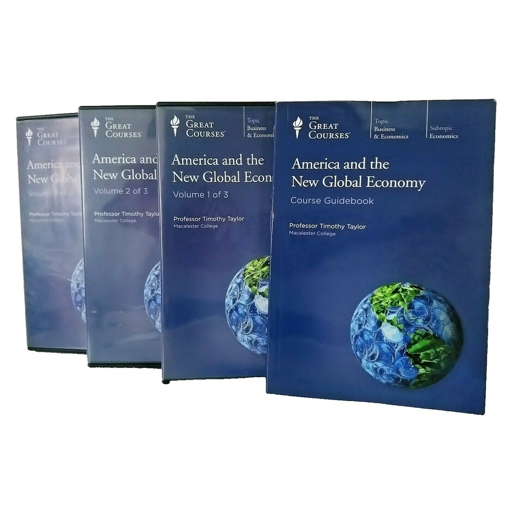 Great Courses America and the New Global Economy 18 CD Set With Guidebook